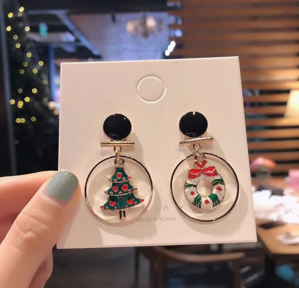 Christmas Ho Ho Ho Holiday Drop Earrings
